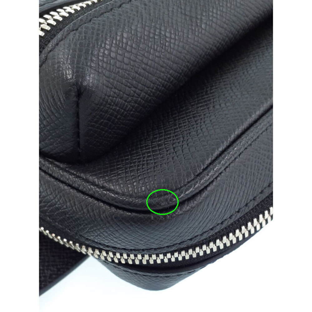 Louis Vuitton Bag Black Outdoor Body Bum Rama Leather Taiga - Picture 4 of 9